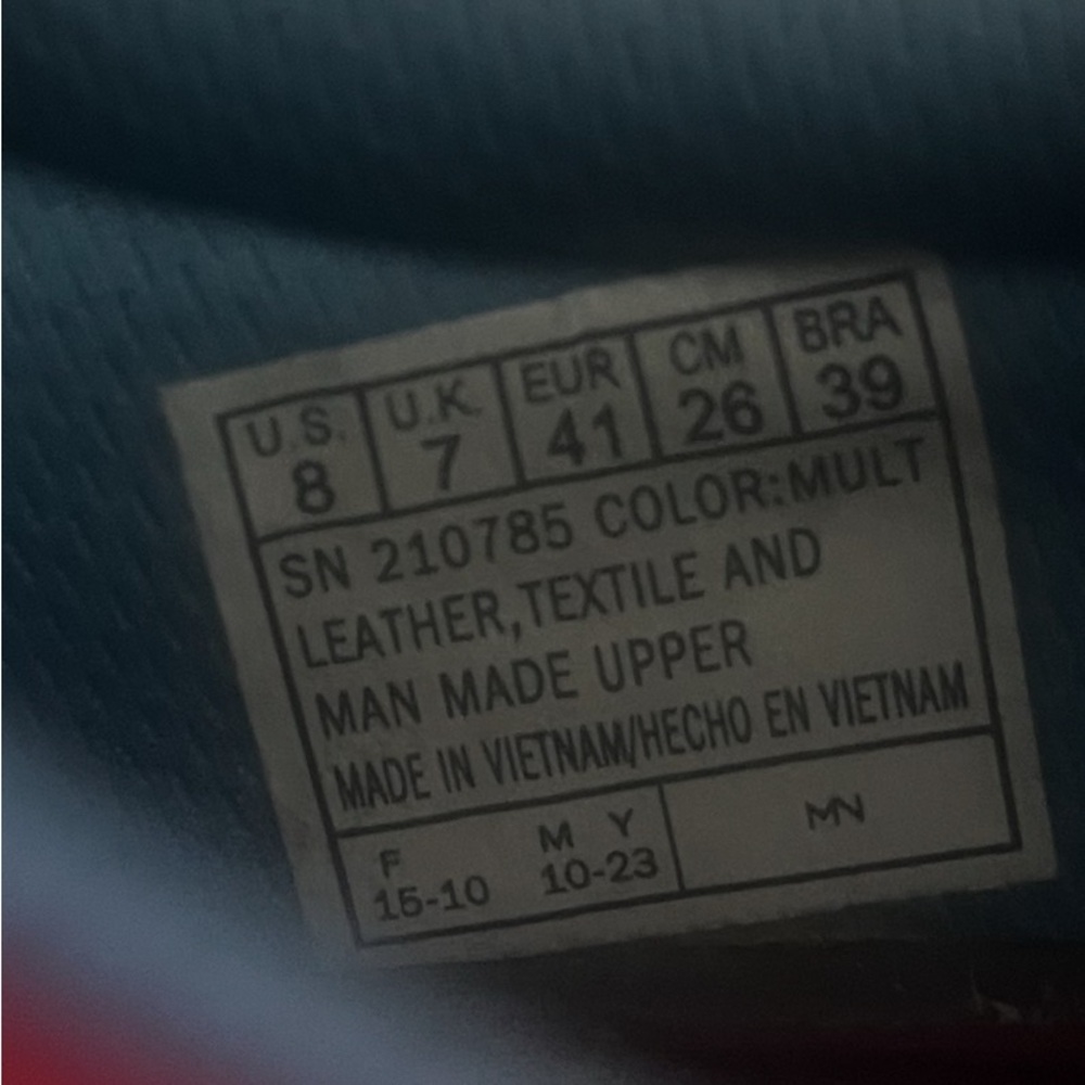 Vibrant Red and Gold Women's Athletic Shoes - Picture 5 of 13